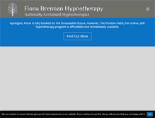 Tablet Screenshot of fionabrennanhypnotherapy.com